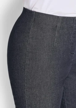 Pantalon en bengaline LOUISA, aspect jean
