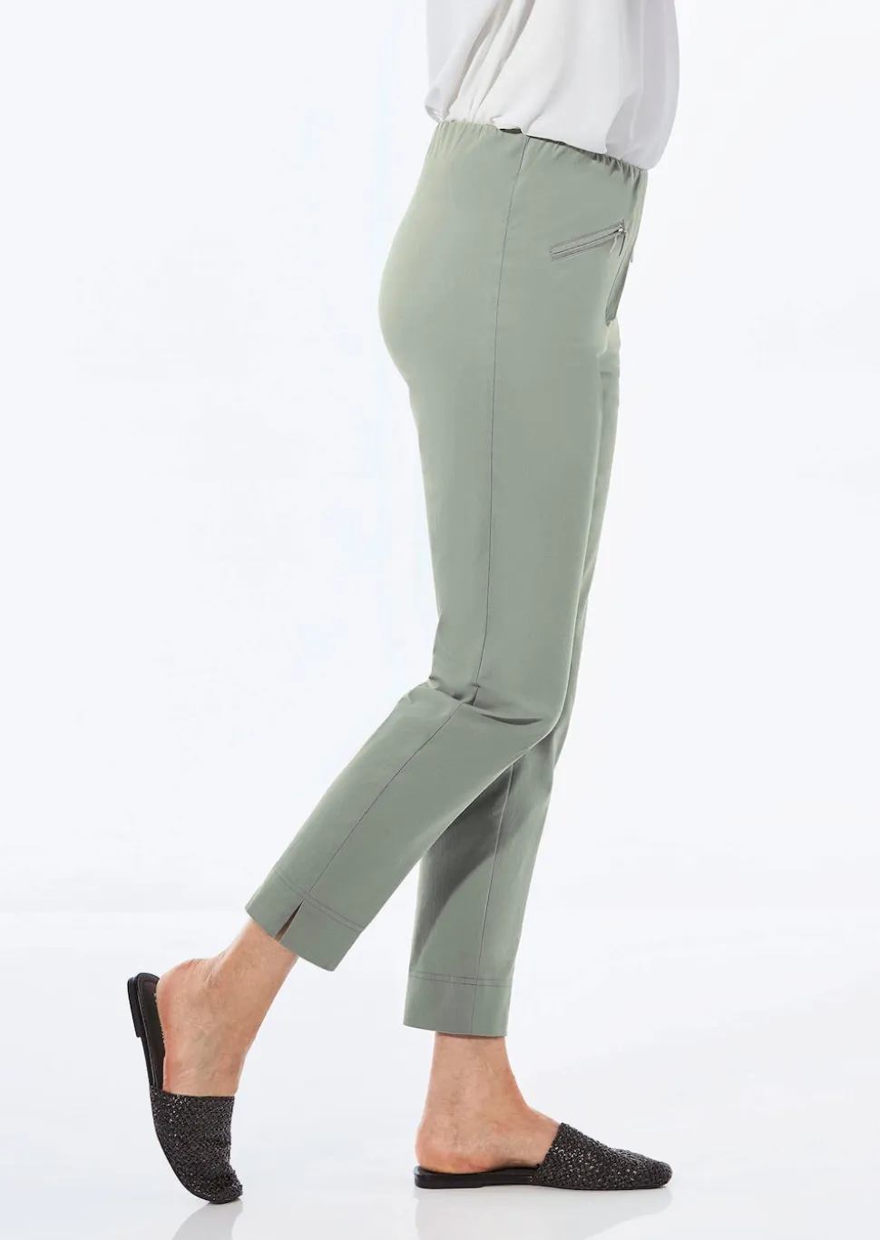 Pantalon 7/8 en bengaline LOUISA