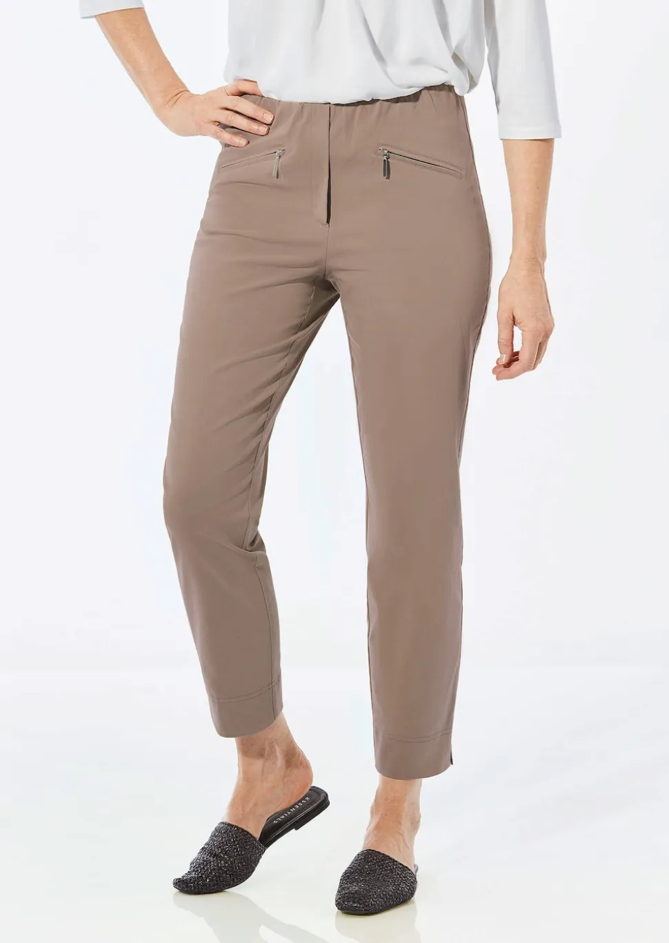 Pantalon 7/8 en bengaline LOUISA