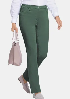 Pantalon en coton satiné LOUISA