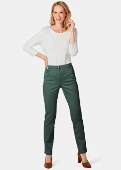 Pantalon en coton satiné LOUISA