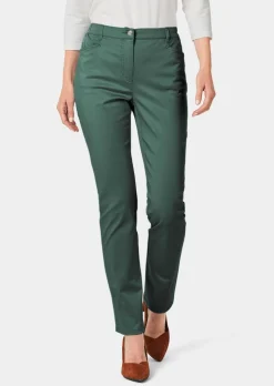 Pantalon en coton satiné LOUISA