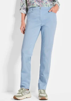 Pantalon en coton satiné LOUISA
