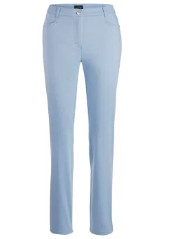 Pantalon en coton satiné LOUISA