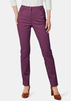 Pantalon en coton satiné LOUISA