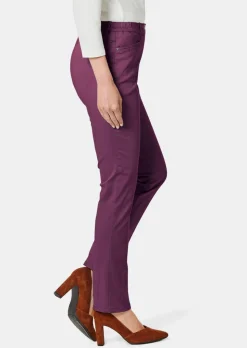 Pantalon en coton satiné LOUISA