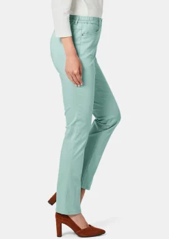 Pantalon en coton satiné LOUISA