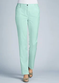 Pantalon en coton satiné LOUISA