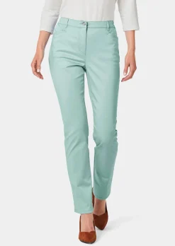 Pantalon en coton satiné LOUISA