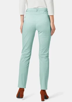 Pantalon en coton satiné LOUISA