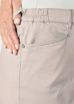 Pantalon en coton satiné LOUISA