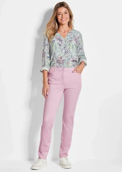 Pantalon en coton satiné LOUISA COMFORT+