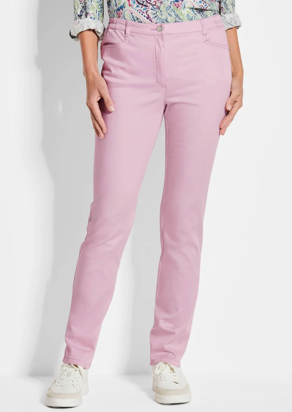 Pantalon en coton satiné LOUISA COMFORT+