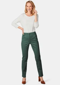 Pantalon en coton satiné LOUISA COMFORT+