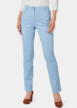 Pantalon en coton satiné LOUISA COMFORT+