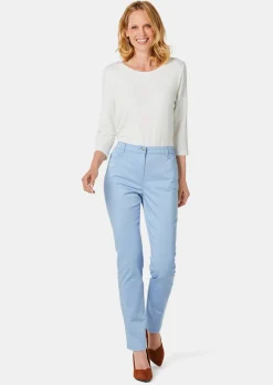 Pantalon en coton satiné LOUISA COMFORT+
