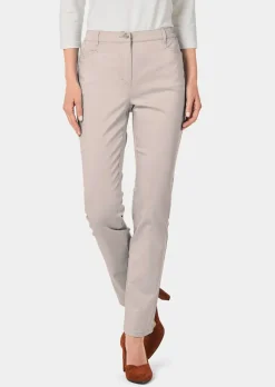 Pantalon en coton satiné LOUISA COMFORT+