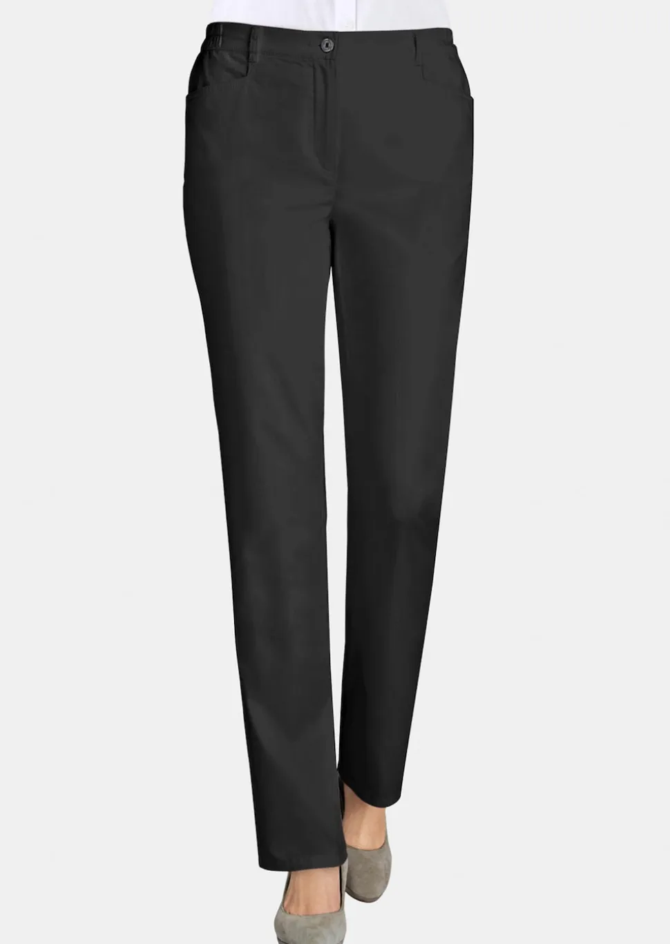 Pantalon en coton satiné LOUISA COMFORT+