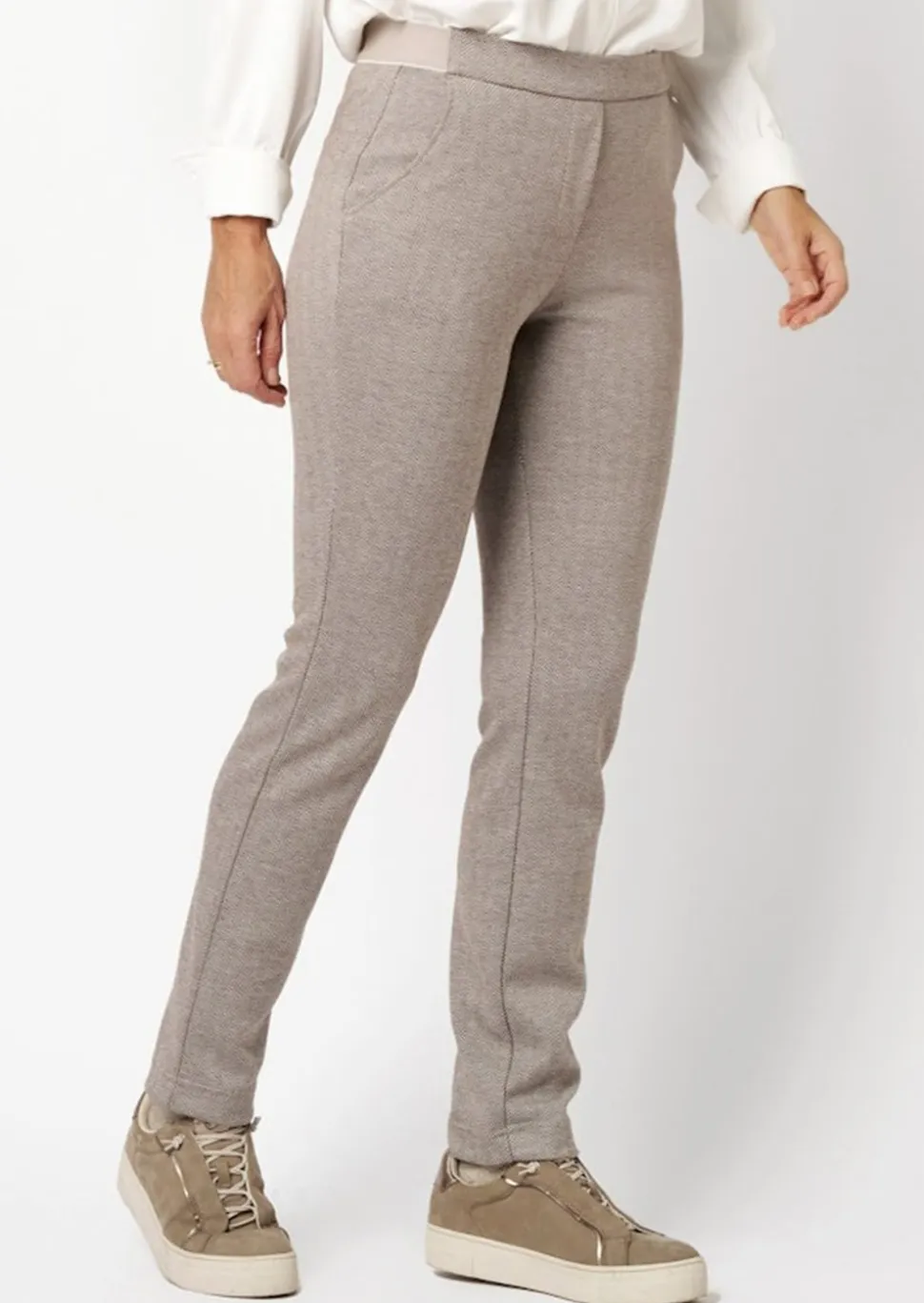 Pantalon en jersey "Alice New" à taille élastique