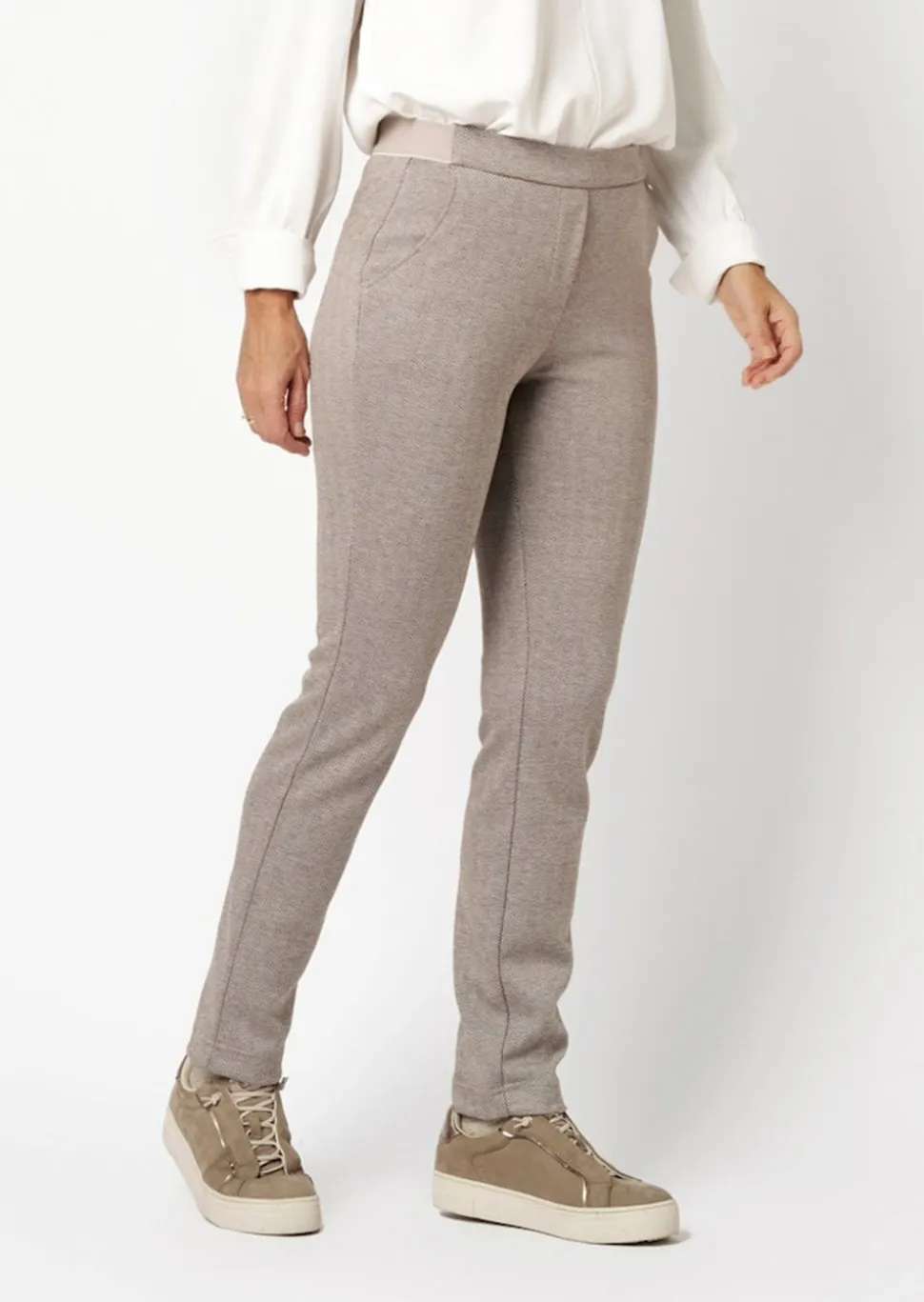 Pantalon en jersey "Alice New" à taille élastique
