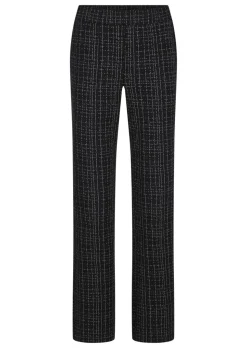 Pantalon en jersey VERA, aspect tweed