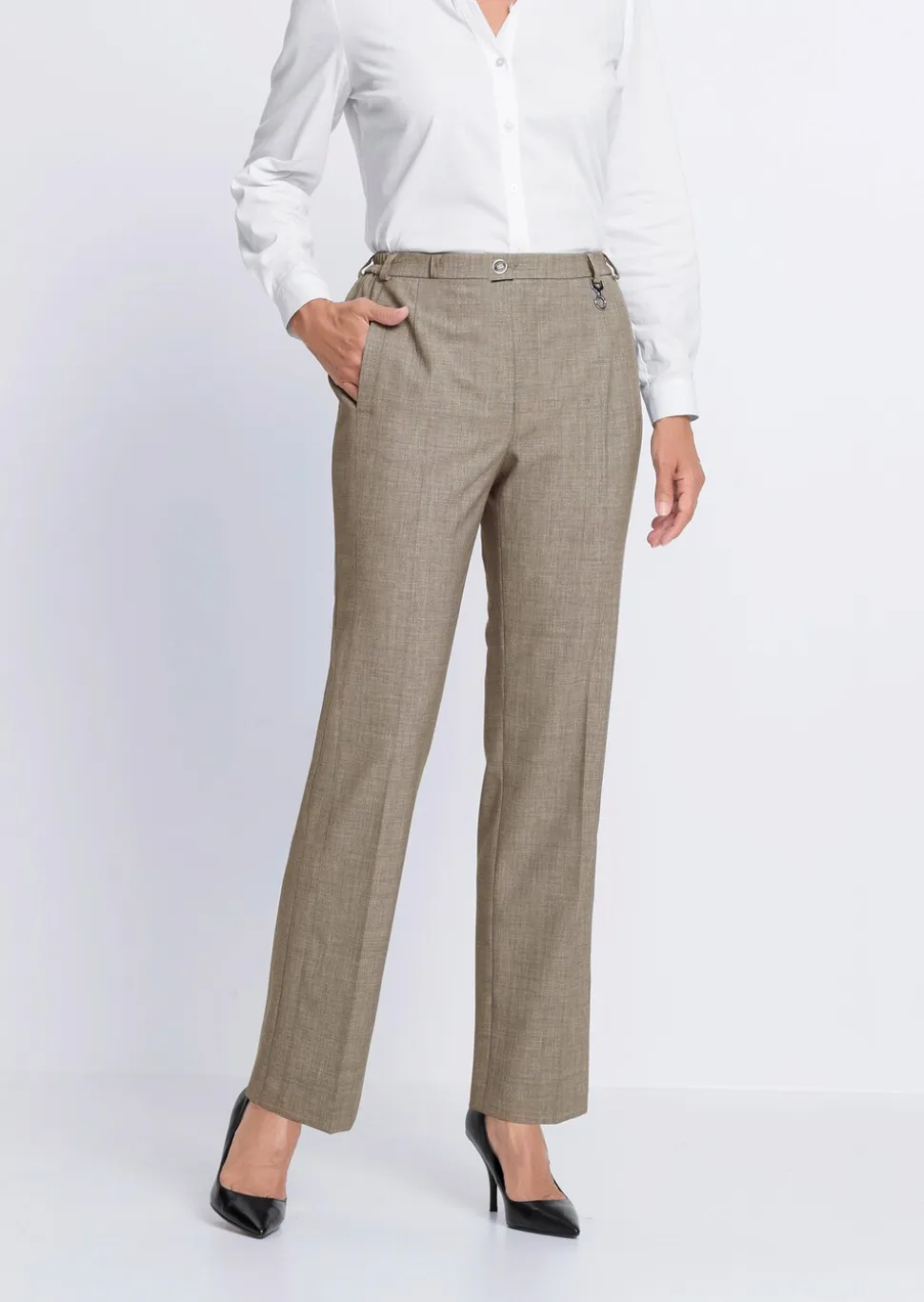 Pantalon en laine vierge CARLA