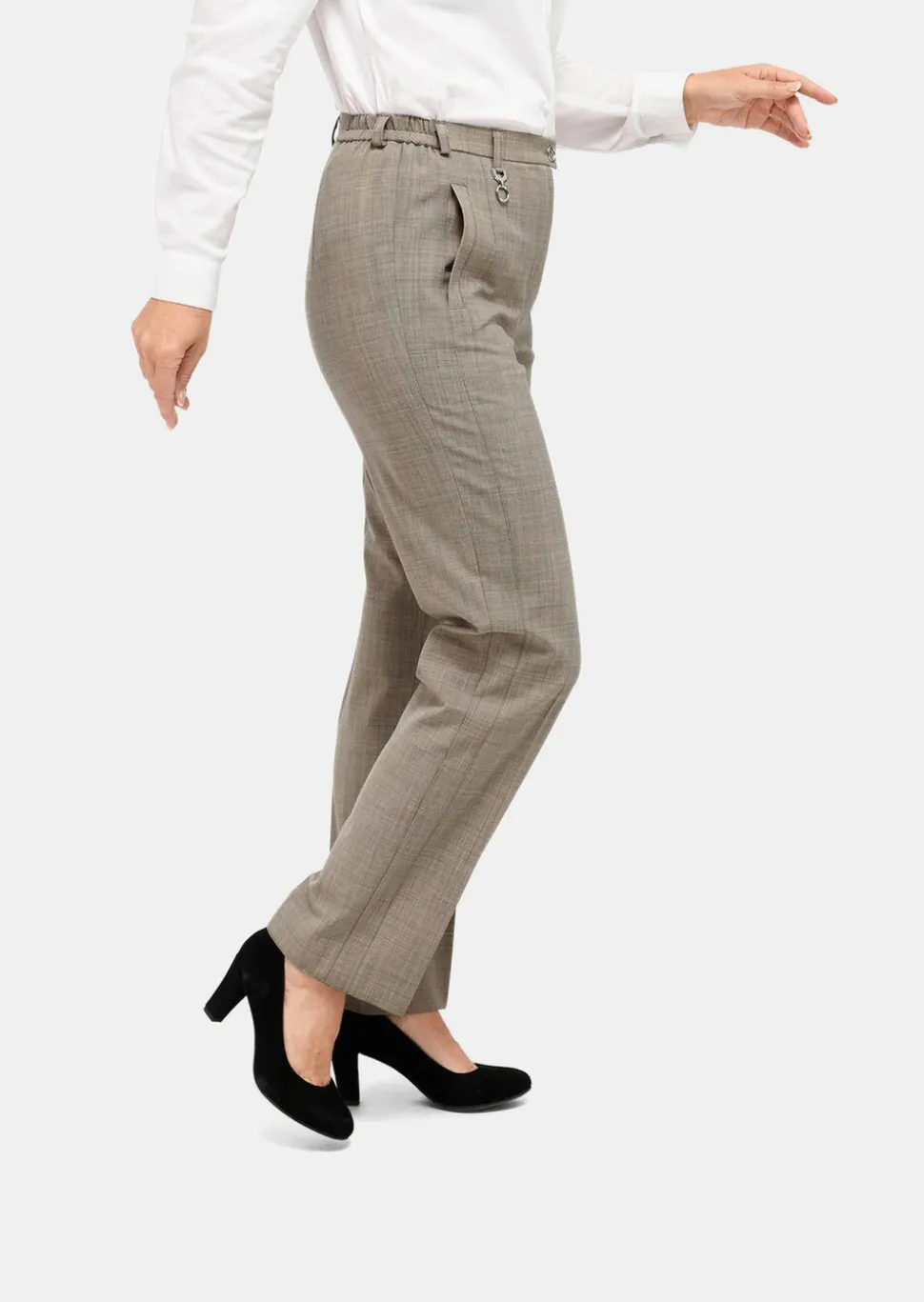 Pantalon en laine vierge CARLA