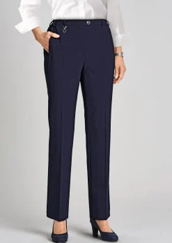 Pantalon en laine vierge Trevira CARLA COMFORT+
