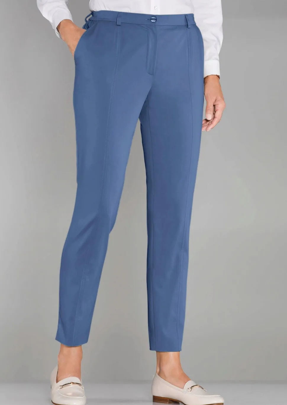 Pantalon en satin LOUISA