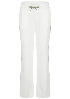 Pantalon en sweat avec passepoil contrastant sur le côté