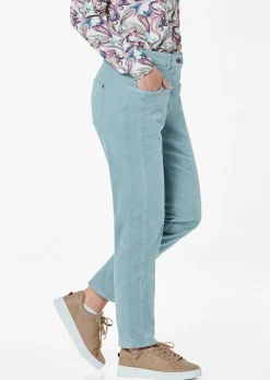 Pantalon en velours aspect sport
