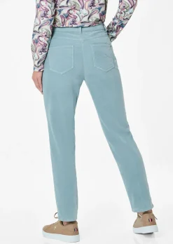 Pantalon en velours aspect sport