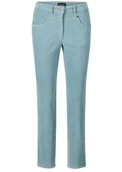 Pantalon en velours aspect sport