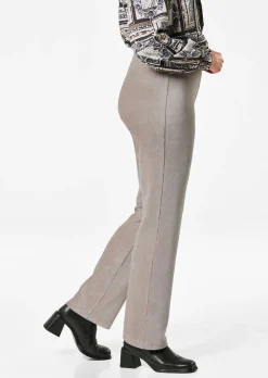Pantalon en velours côtelé CARLA en jersey
