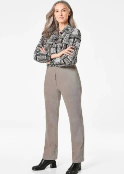 Pantalon en velours côtelé CARLA en jersey