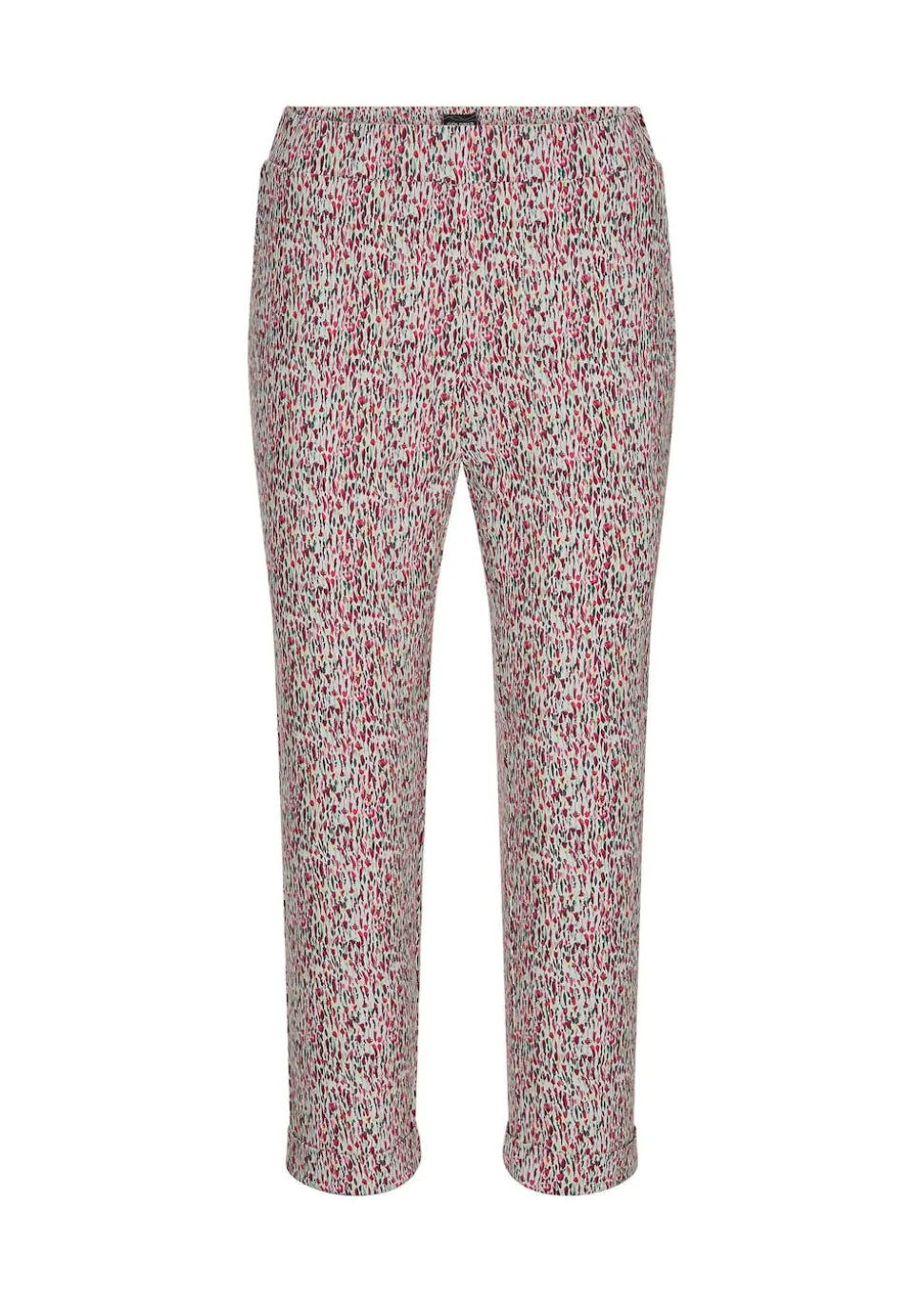 Pantalon extensible à motif