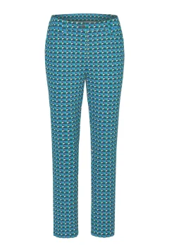 Pantalon imprimé LOUISA avec imprimé minimaliste