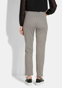 Pantalon imprimé LOUISA en matière scuba