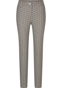 Pantalon imprimé LOUISA en matière scuba