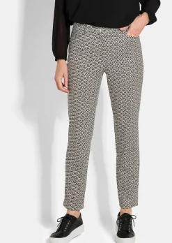Pantalon imprimé LOUISA en matière scuba