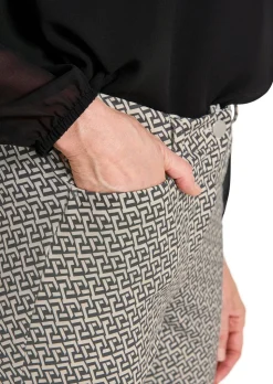 Pantalon imprimé LOUISA en matière scuba