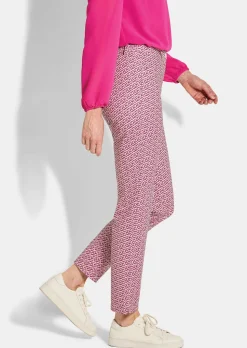 Pantalon imprimé LOUISA en matière scuba