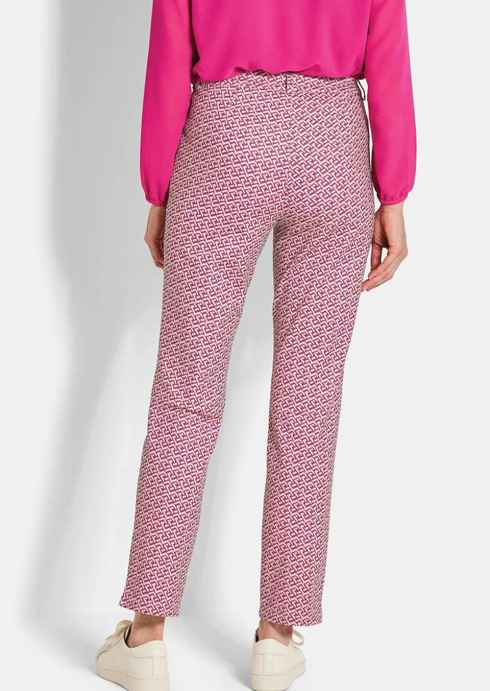 Pantalon imprimé LOUISA en matière scuba