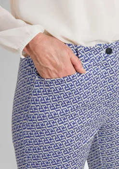 Pantalon imprimé LOUISA en matière scuba