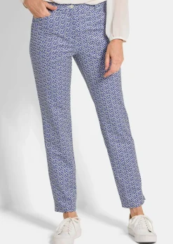 Pantalon imprimé LOUISA en matière scuba