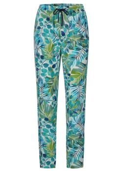 Pantalon imprimé SARA avec motif de feuilles