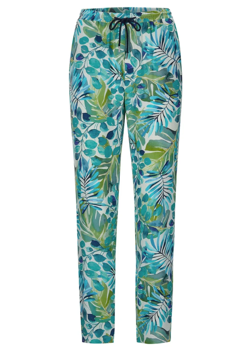 Pantalon imprimé SARA avec motif de feuilles
