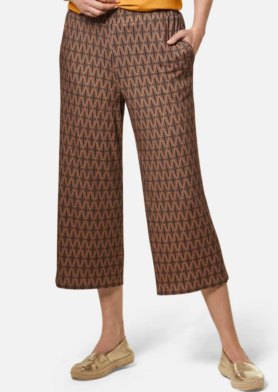 Pantalon imprimé VERA au tombé fluide