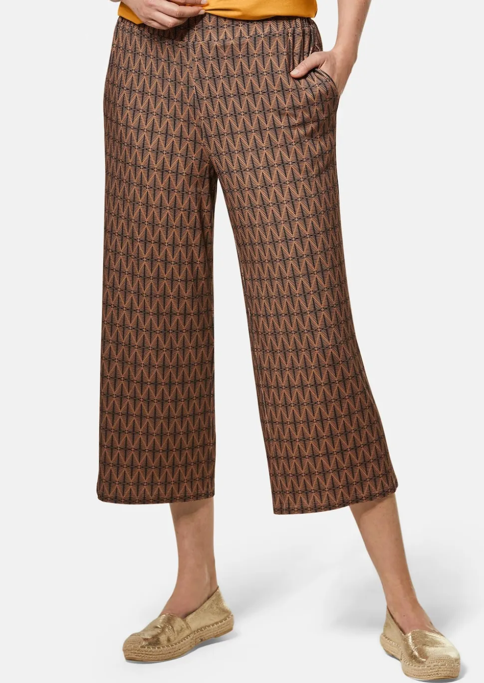 Pantalon imprimé VERA au tombé fluide