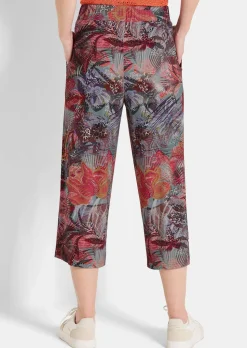 Pantalon imprimé VERA en jersey de viscose